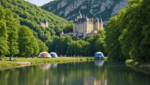 Camping à beynac : séjour 4 étoiles près de la dordogne et de ses châteaux
